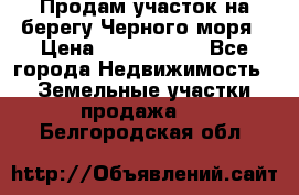 Продам участок на берегу Черного моря › Цена ­ 4 300 000 - Все города Недвижимость » Земельные участки продажа   . Белгородская обл.